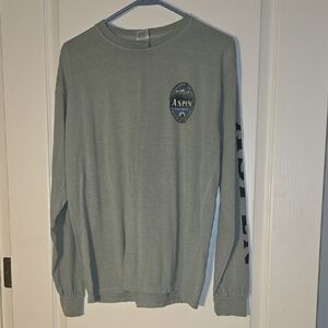 Aspen Gray Long Sleeve Tee Mens M